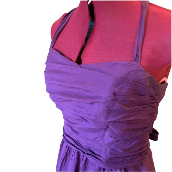 AFTER SIX - burgundy / purple - Tube short cocktail/ Bridesmaides dress - Medium - Picture 9 of 9